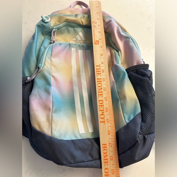 Adidas Creator 2 Young BTS Creator Backpack Bookbag Gray Green Bag #597 Tie Dye - Picture 3 of 12